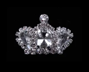 #11893 Rhinestone Crown Pin