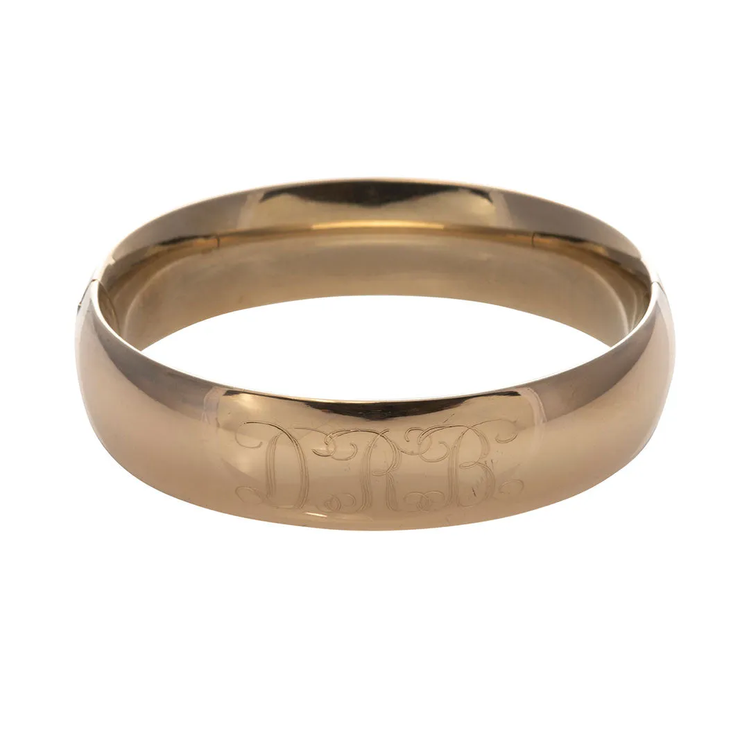 Adult 14K Gold Filled Starcut Diamond 16mm Bangle