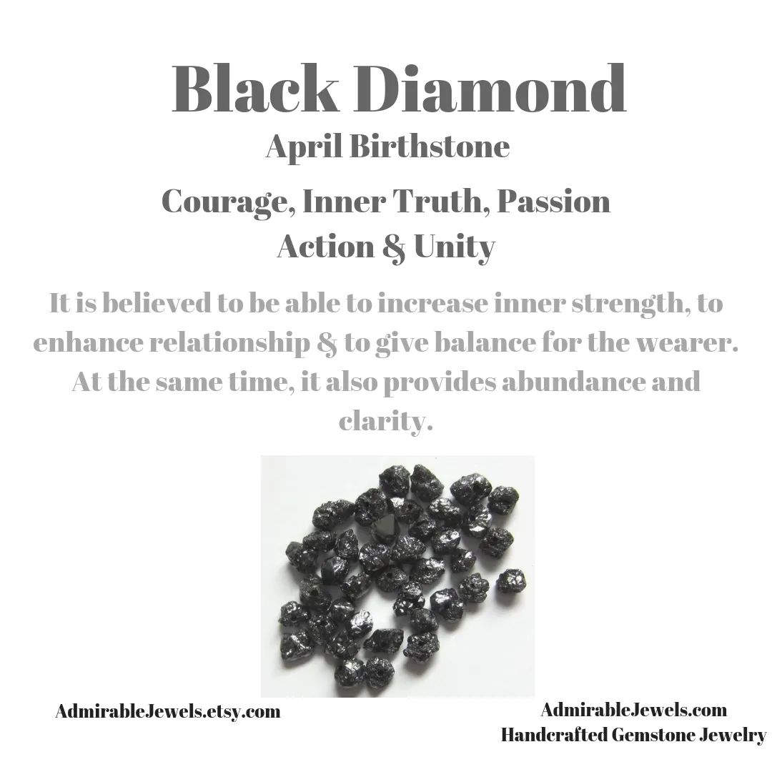 Black Diamond Ball Necklace