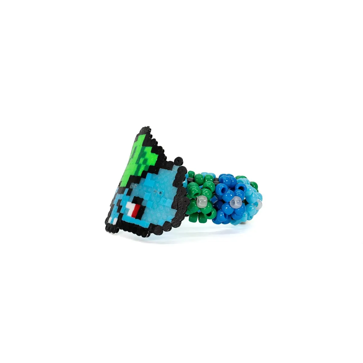 Bulbasaur Rave Kandi Cuff Bracelet