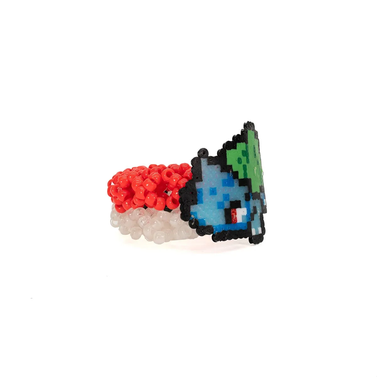 Bulbasaur Rave Kandi Cuff Bracelet