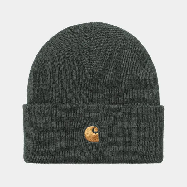 Carhartt WIP Chase Beanie - Jura / Gold