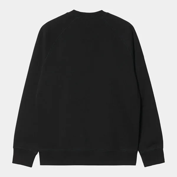 Carhartt WIP Chase Sweat - Black / Gold