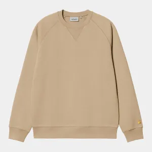 Carhartt WIP Chase Sweat - Sable / Gold
