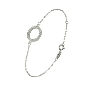 CIRCLE OF LIFE STERLING SILVER BRACELET