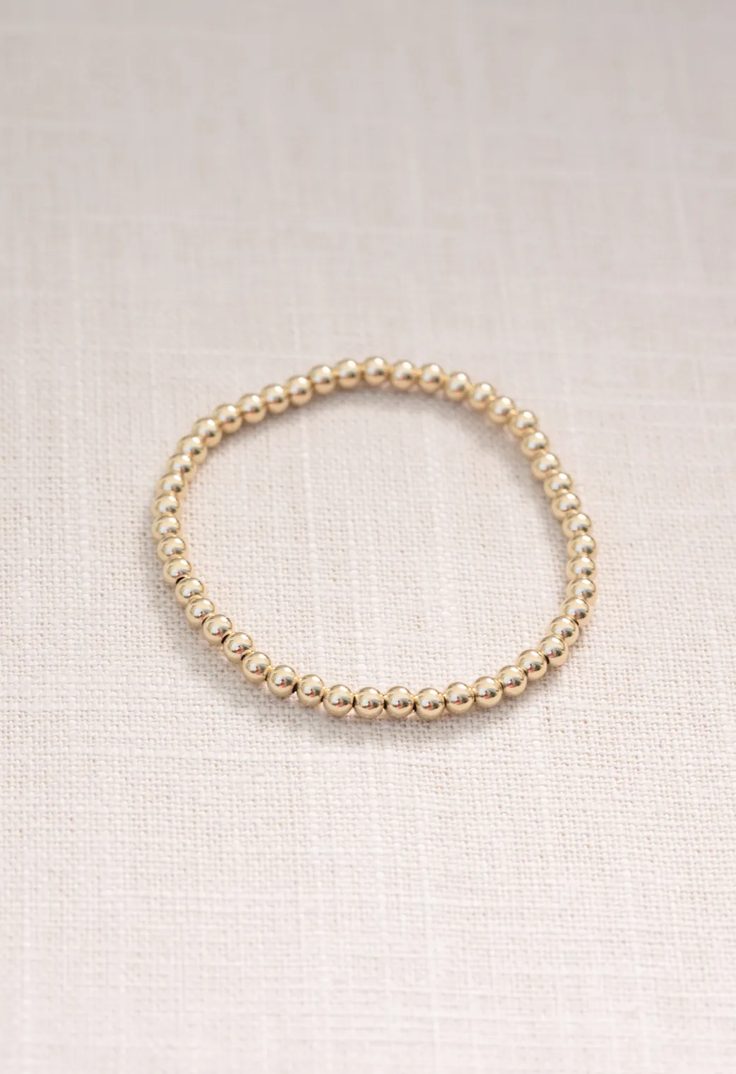 Coast and Cove - 4mm Gold Filled Ball Bracelet