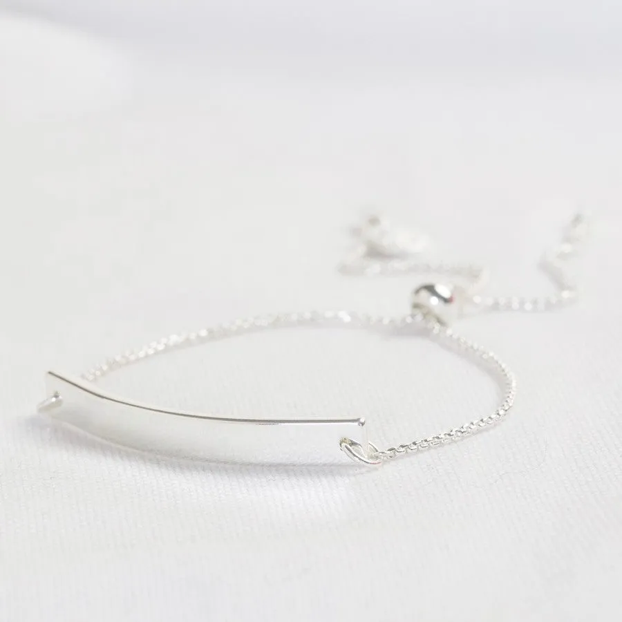 Curved bar bracelet
