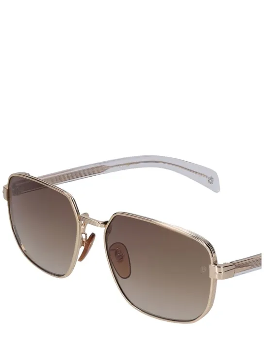 DB Eyewear by David Beckham   DB square metal sunglasses 