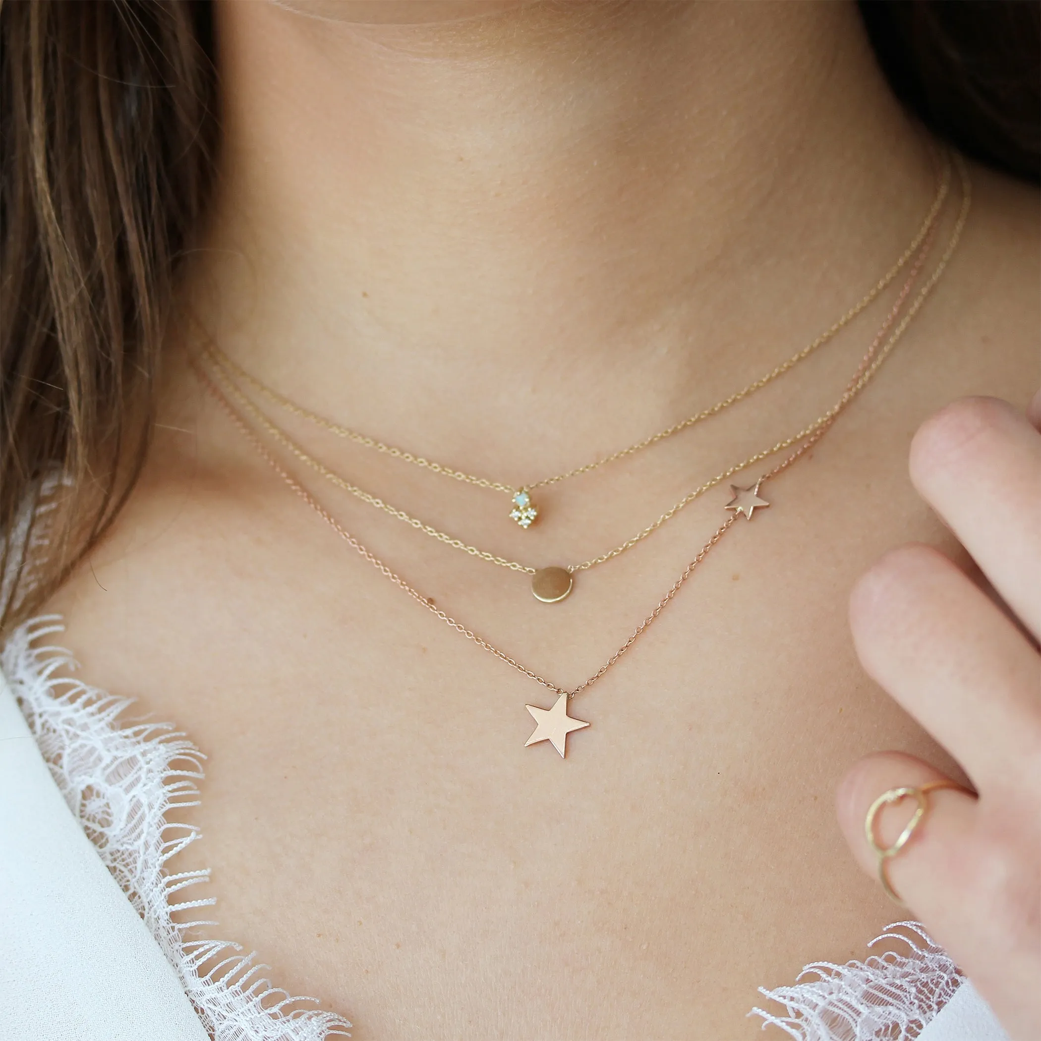 DOUBLE STAR NECKLACE