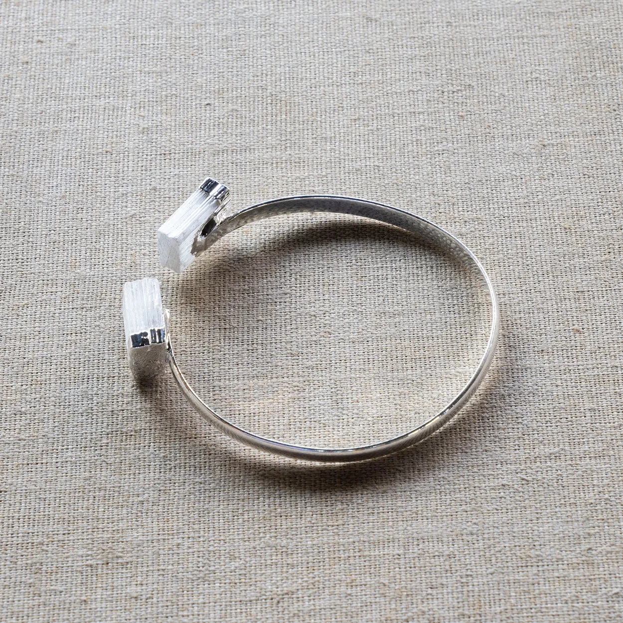 Elements Bracelet Selenite Silver