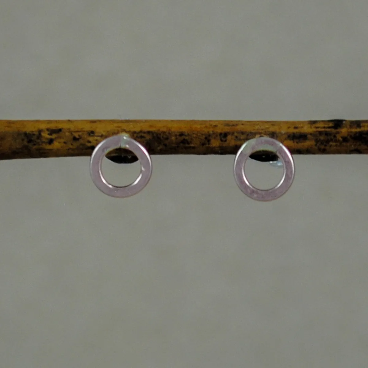 Extra Small Circle Studs - gold-filled