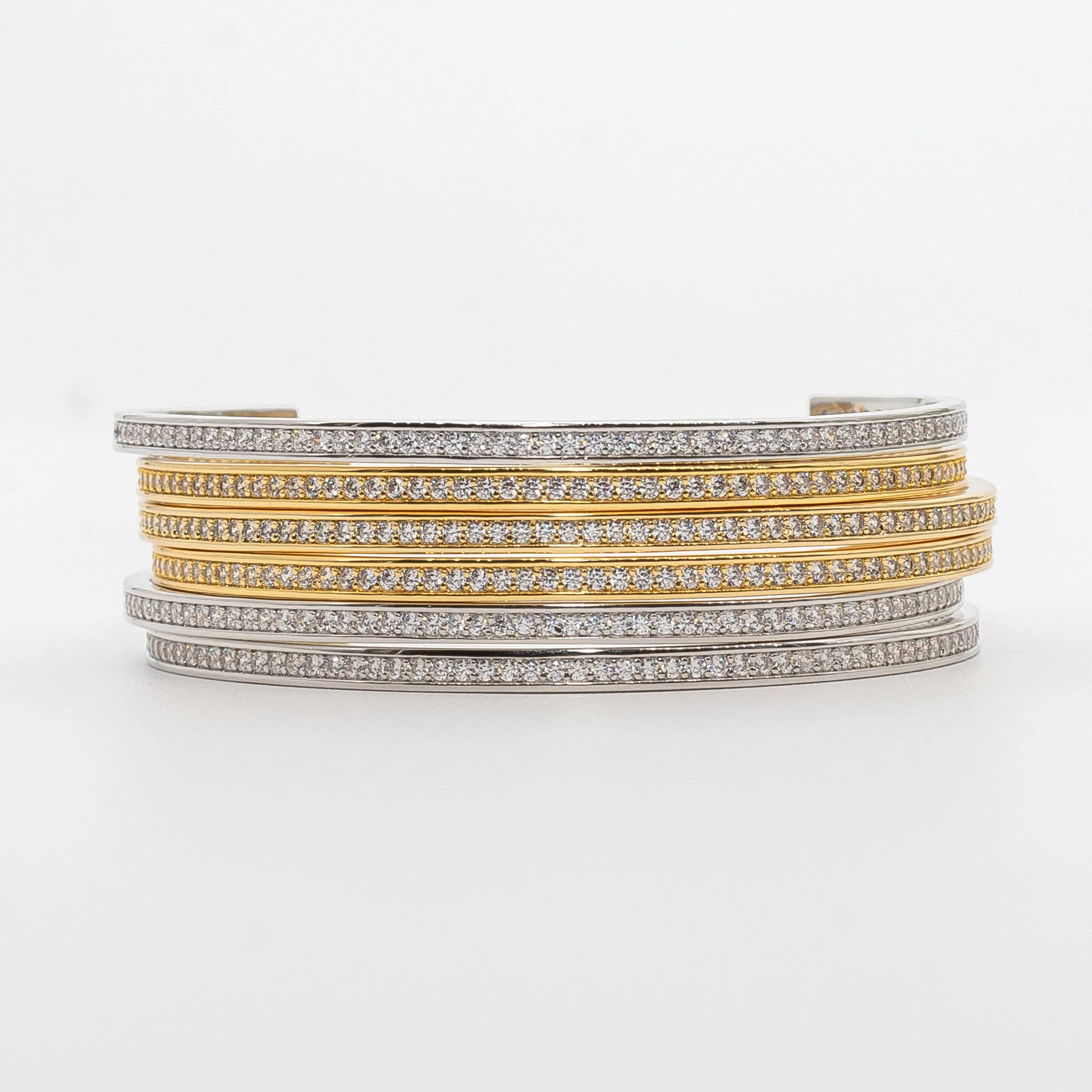 Goldie Pavé Cuff Bracelet