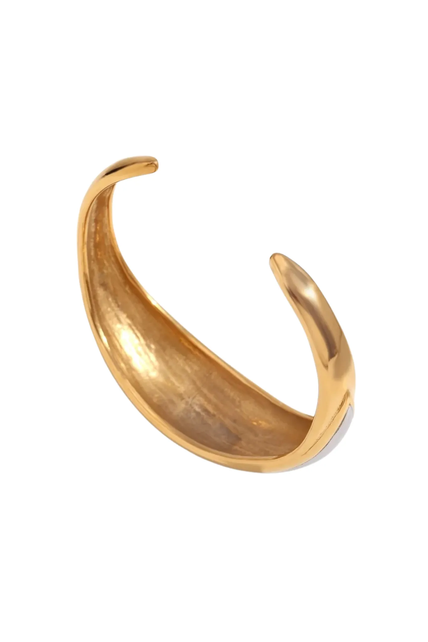 Maja Two-Tone Cuff Bracelet
