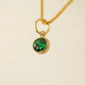 May Birthstone Gold-Filled Necklace