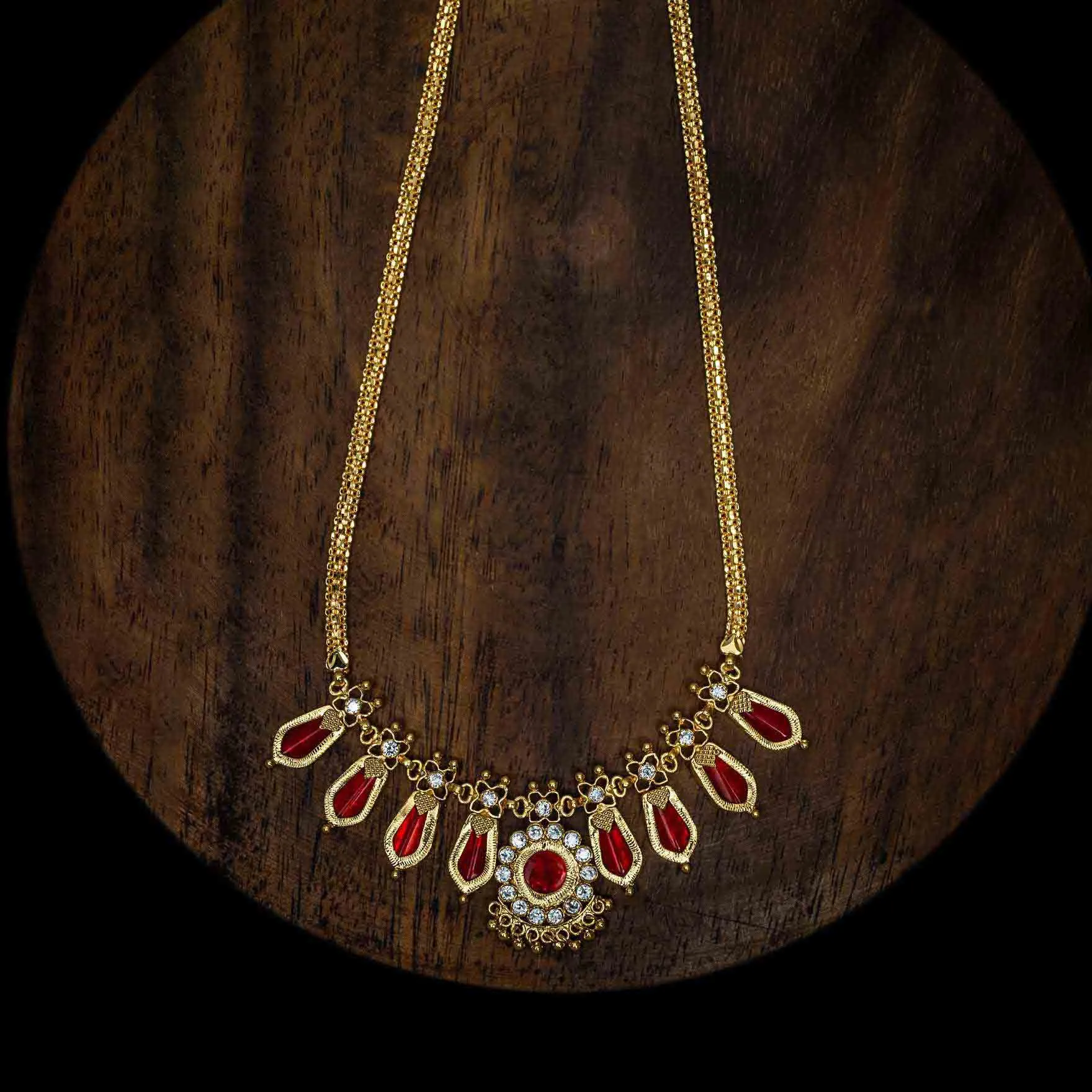 Nagapadam Necklace PSPKNNR3-064