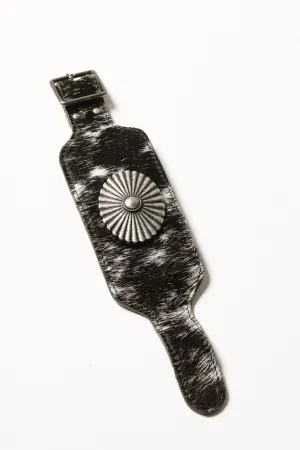 Newell Hair-on Cowhide Bracelet