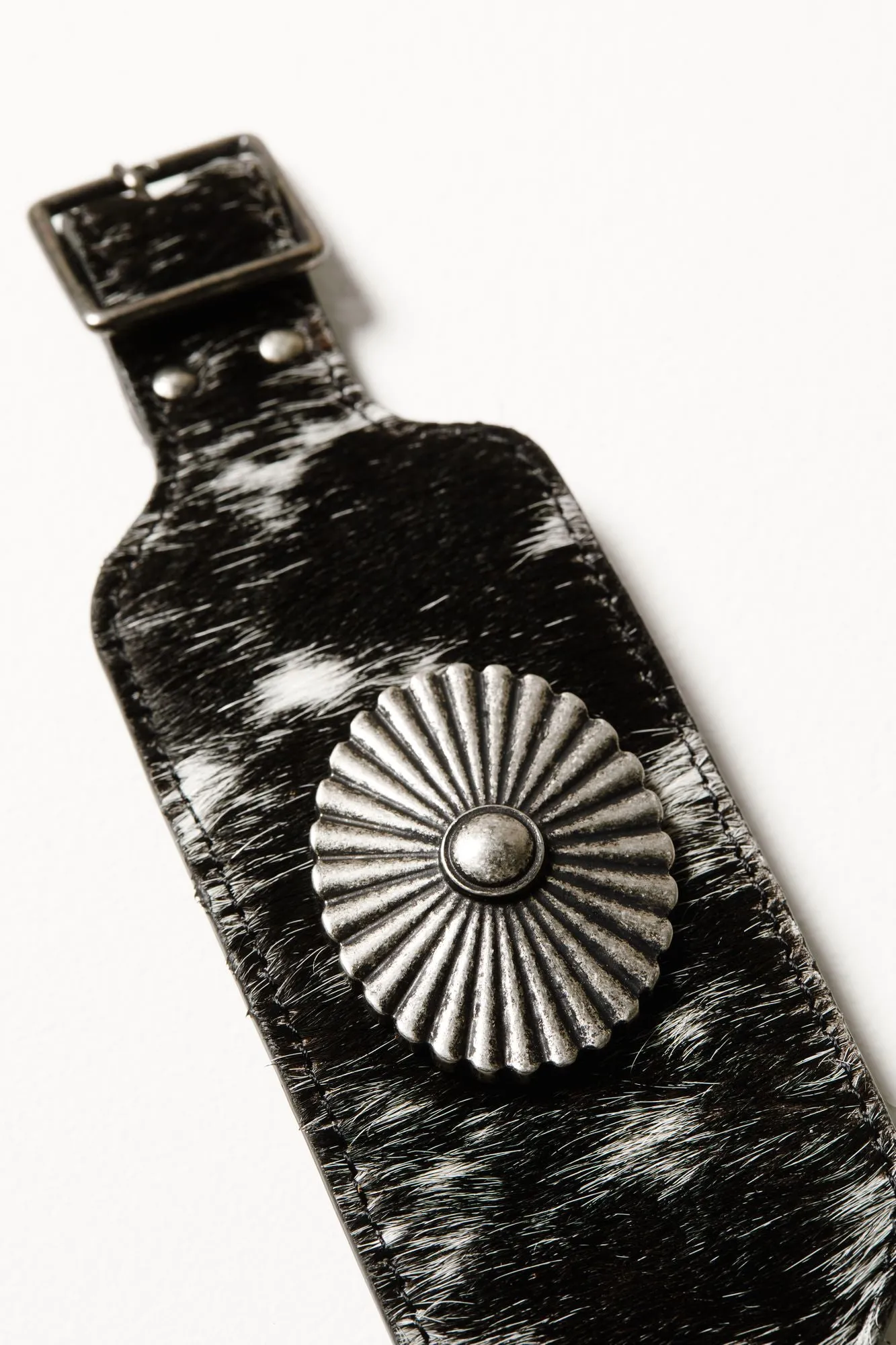 Newell Hair-on Cowhide Bracelet