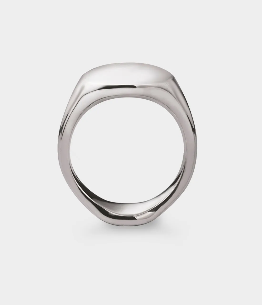 Oval Men's Signet Ring
