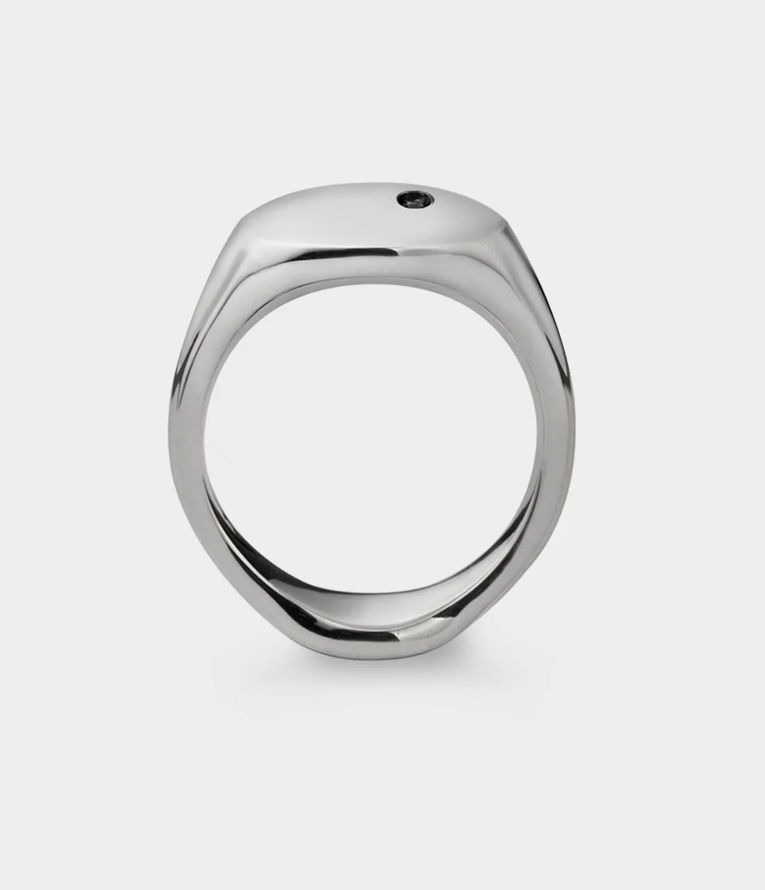 Oval Men's Signet Ring