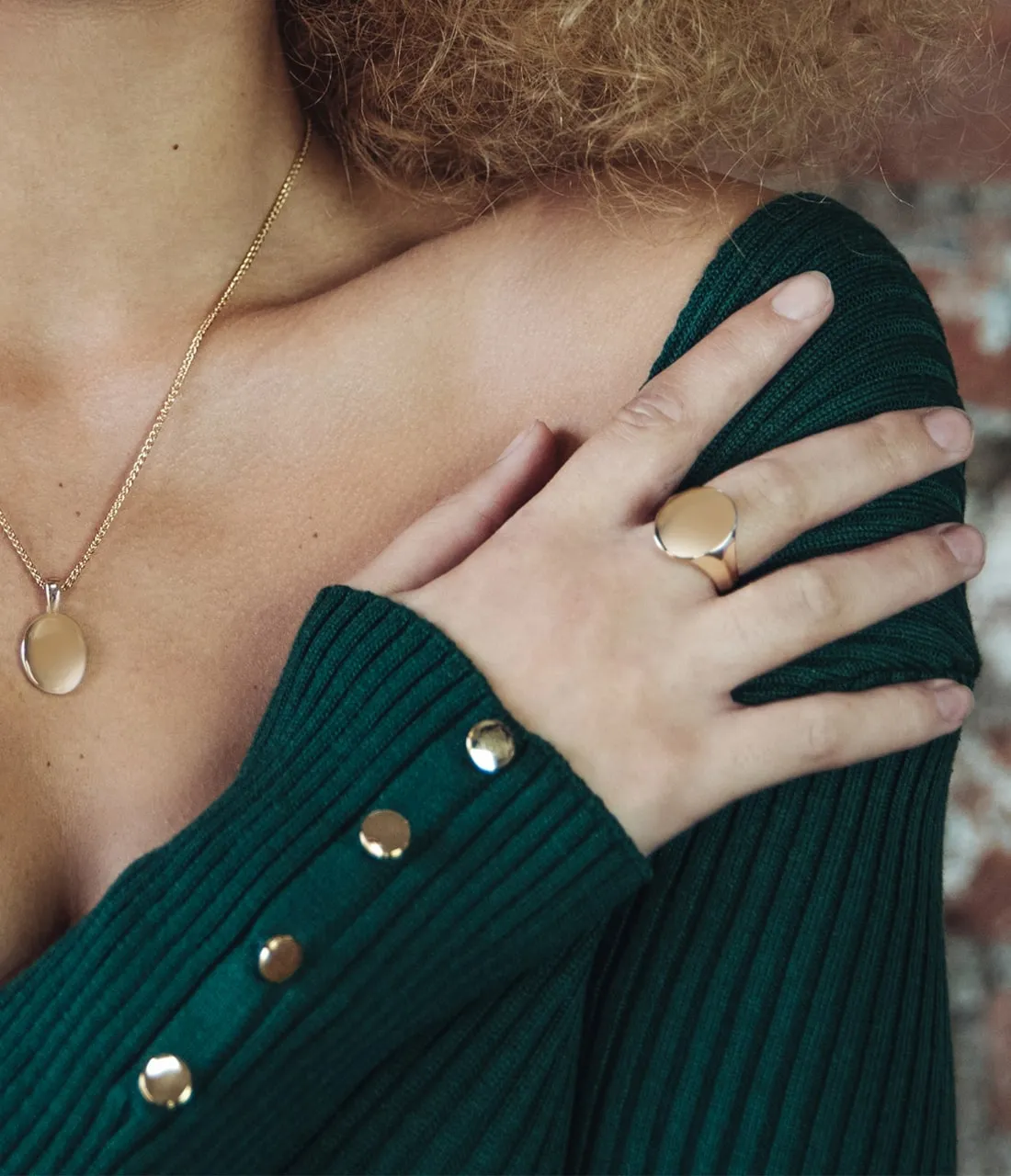 Oval Men's Signet Ring