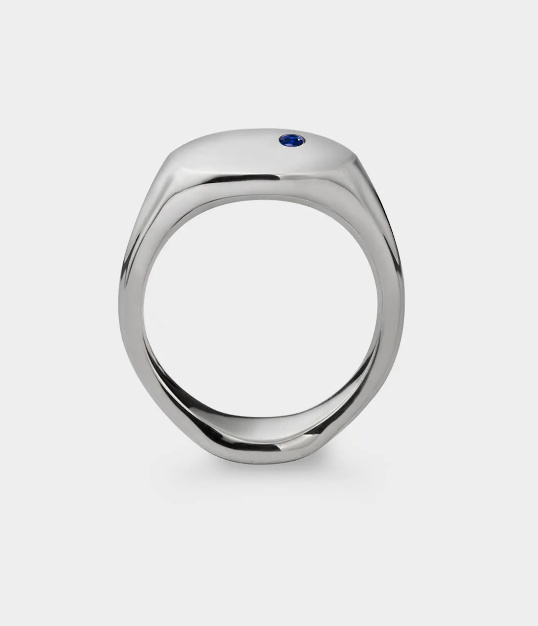 Oval Men's Signet Ring