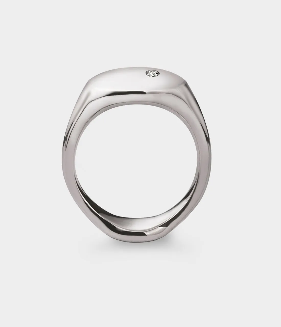 Oval Men's Signet Ring