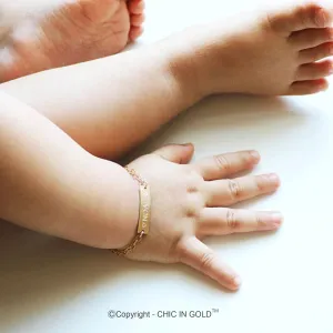 Personalized Baby Adjustable Bracelet - CG374B1X.25. Starts at