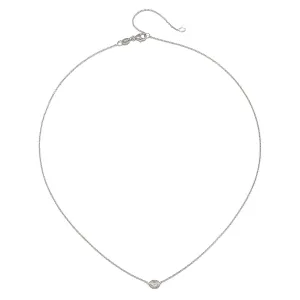 Platinum Rose Cut Marquise Diamond Necklace
