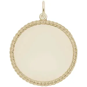 Rembrandt Large Rope Disc Charm