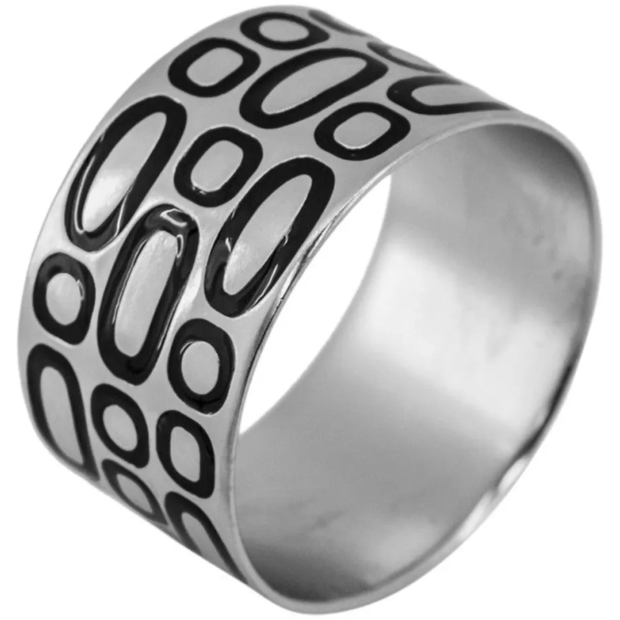Retro Circle Cuff Bracelet