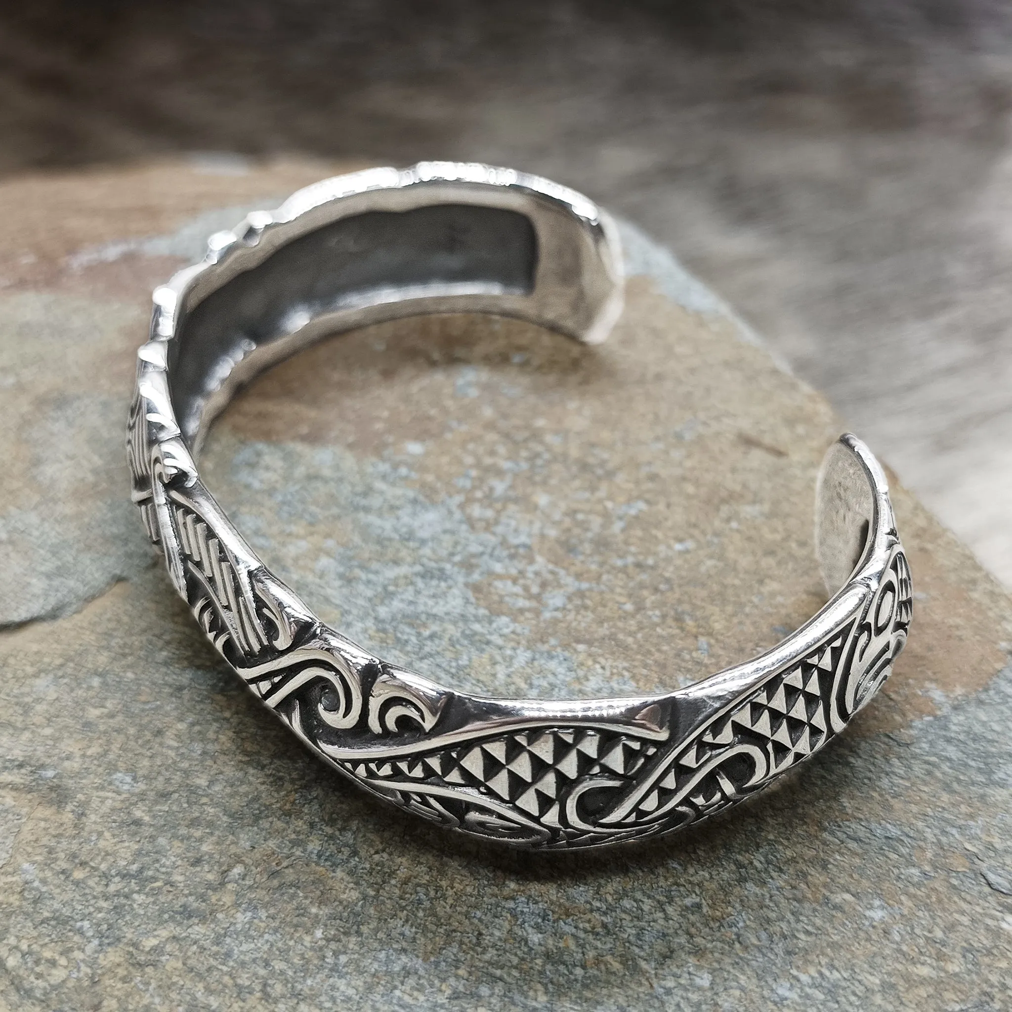 Silver Viking Raven Arm Ring