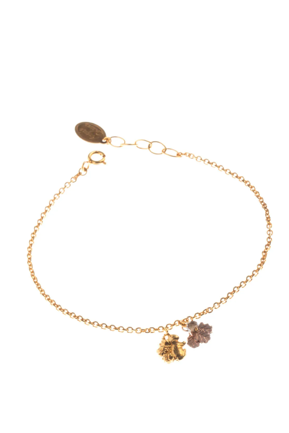 Squirrel And Oak Leaves Bracelet