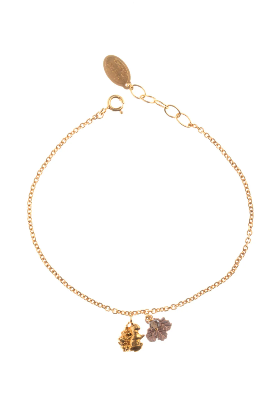 Squirrel And Oak Leaves Bracelet