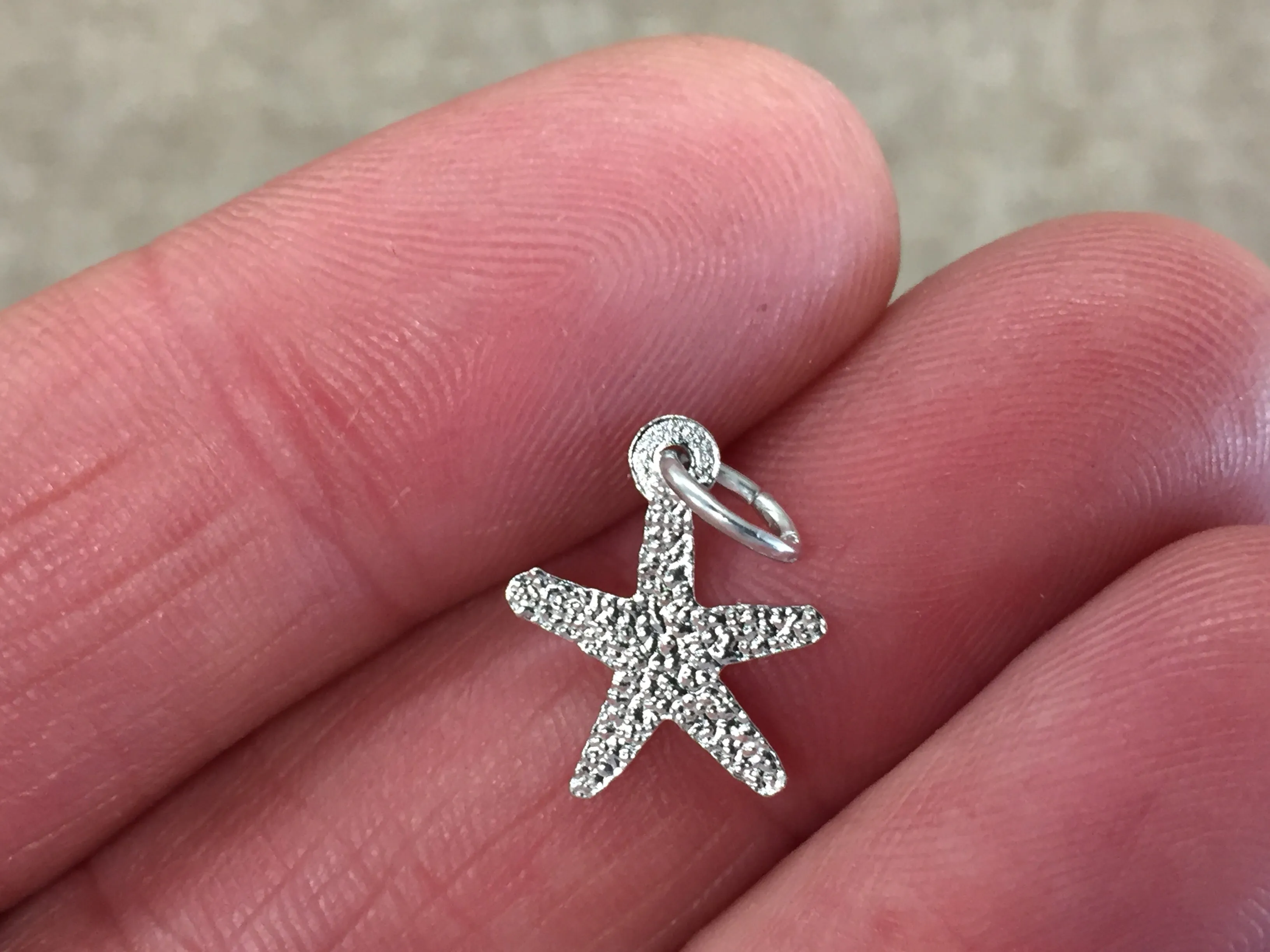Starfish Silver Charms / Pendant