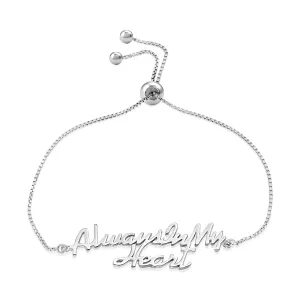 Sterling Silver Always In My Heart Bracelet