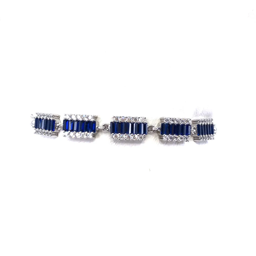 Sterling Silver Square Bracelet