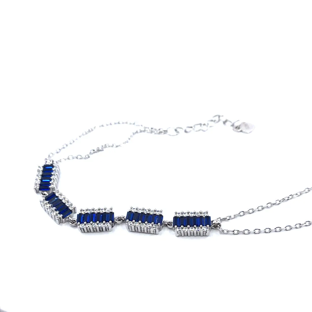 Sterling Silver Square Bracelet