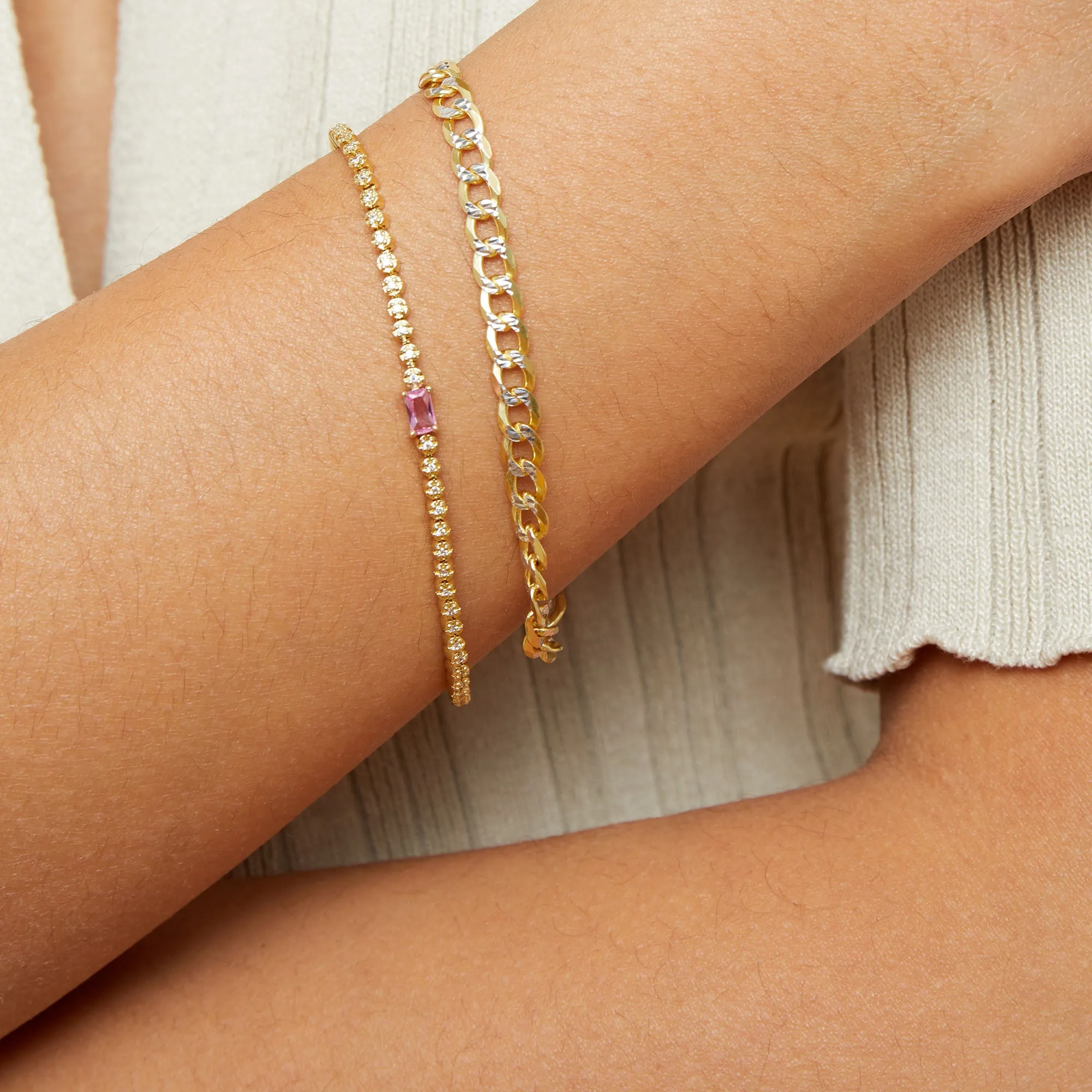 THE COLORED STONE TENNIS BRACELET