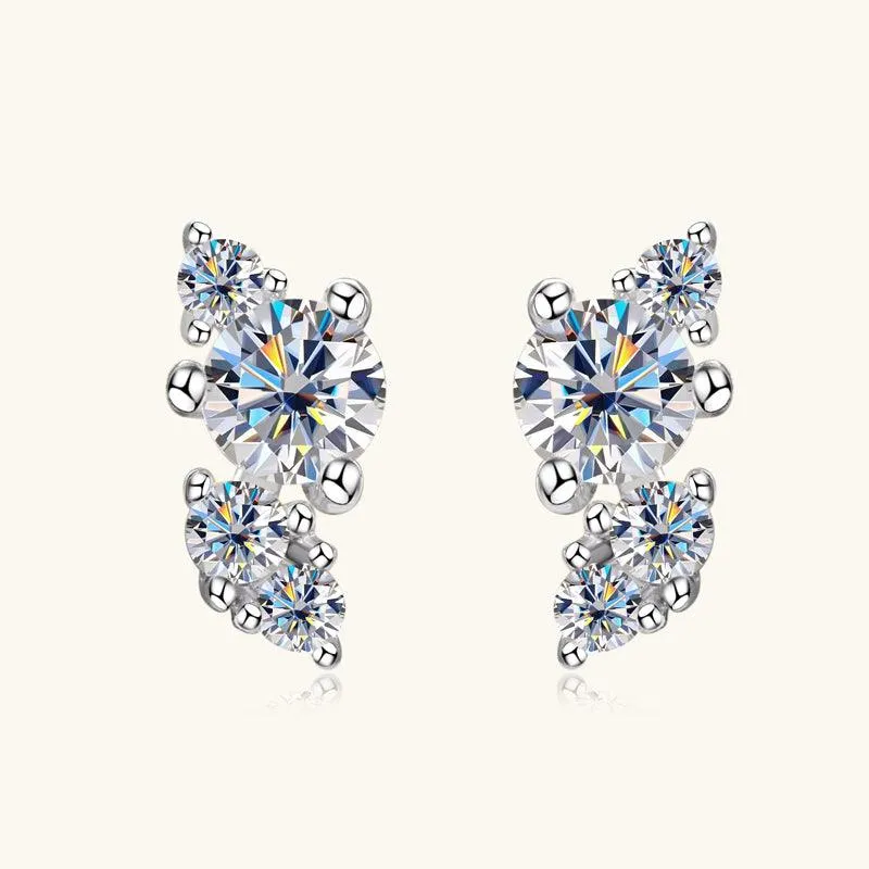 Vitality Premium Moissanite Stud Earrings