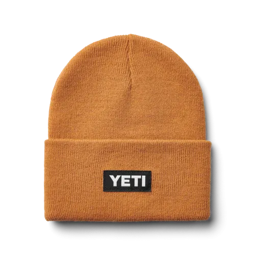 Yeti Logo Badge Beanie - Gold